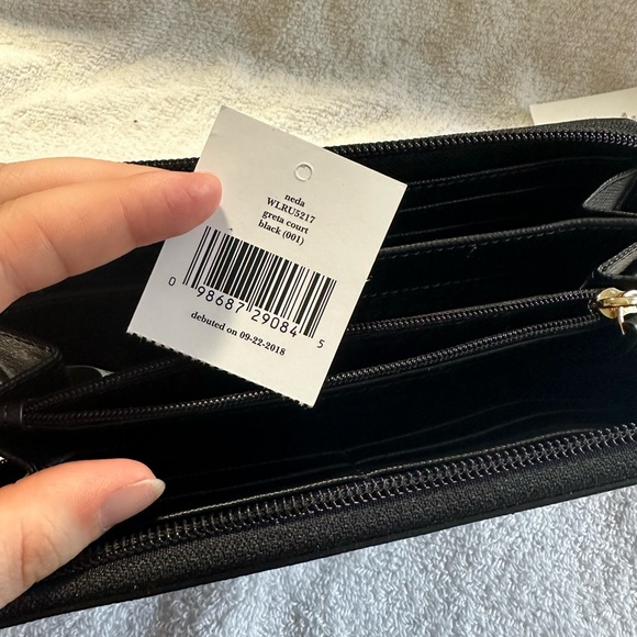 New AUTHENTIC Kate Spade New York Ina Greta court glitter wallet - Picture 9 of 10